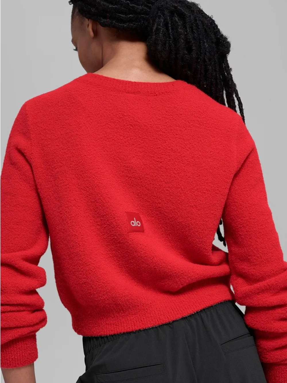 alo Snuggle Up Sweater Cropped Cardigan